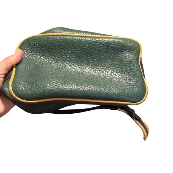 Dooney & Bourke Vintage Green Leather Bucket Bag - Picture 6 of 7